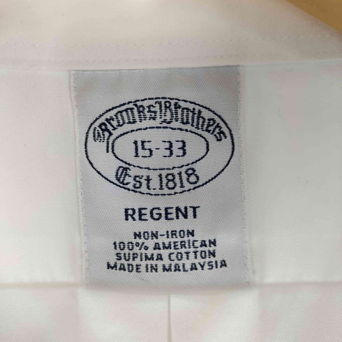 ブルックスブラザーズ BROOKS BROTHERS L/S REGENT ウィングカラーシャツ メンズ 15-33