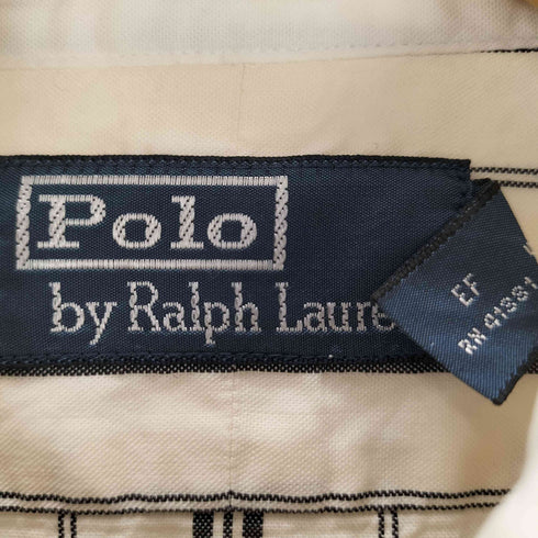 ポロバイラルフローレン Polo by RALPH LAUREN L/S ストライプシャツ 襟芯 メンズ JPN:S