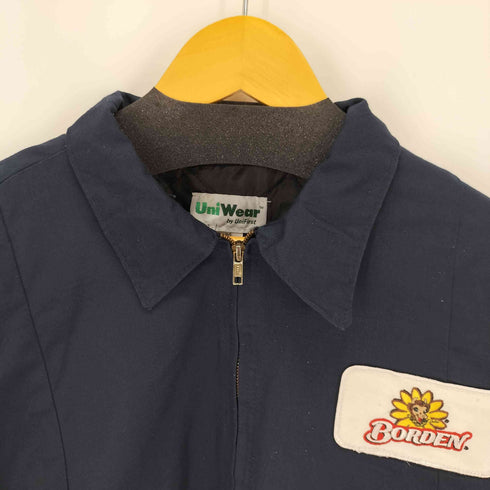 UniWear ワークジャケット 裏地キルティング ワッペン メンズ import:L