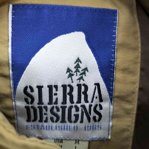 シェラデザイン SIERRA DESIGNS ヨーク コーデュロイ切り替え ダウンジャケット メンズ JPN:L