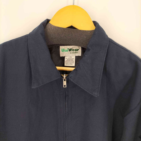 UniWear ワークジャケット 裏地キルティング プレーン 無地 メンズ import:L