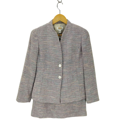タルボット TALBOTS ウール混ツイードジャケット スカートセットアップ レディース 2/6