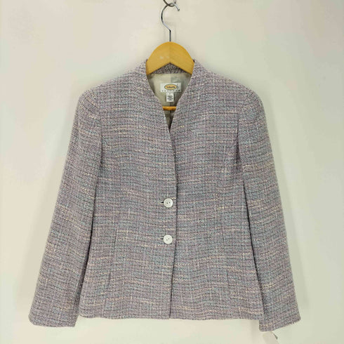 タルボット TALBOTS ウール混ツイードジャケット スカートセットアップ レディース 2/6