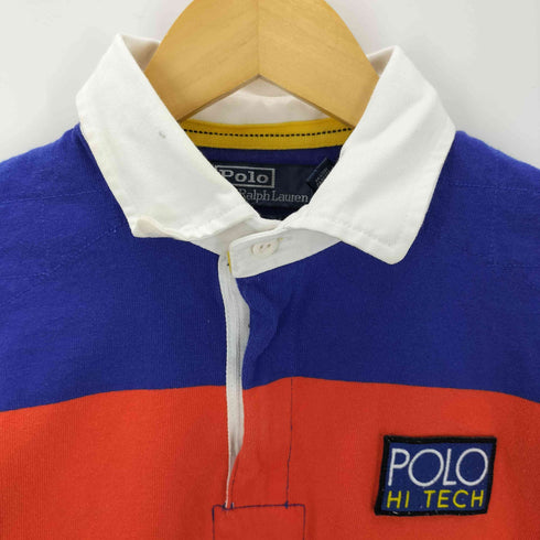ポロバイラルフローレン Polo by RALPH LAUREN L/S POLO HI TECH ラガーシャツ TALON ZIP メンズ JPN:M