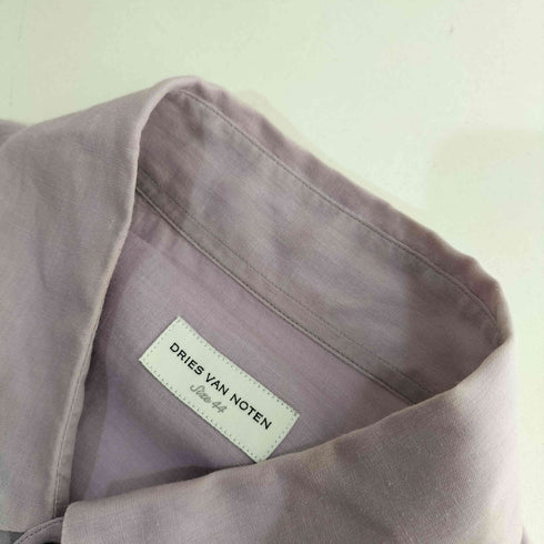 ドリスヴァンノッテン DRIES VAN NOTEN リネン 比翼シャツ メンズ JPN:44