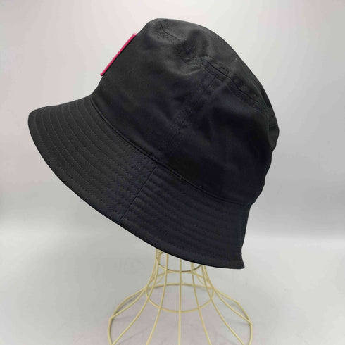 カルバンクラインジーンズ Calvin Klein Jeans スポーティ ロゴ バケットハット レザー ロゴ 型押し バケットハット レディース OS