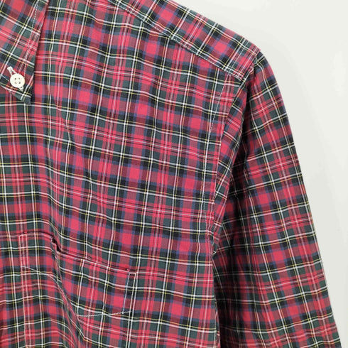 アイクベーハー IKE BEHAR L/S USA製チェック柄シャツ メンズ JPN:M