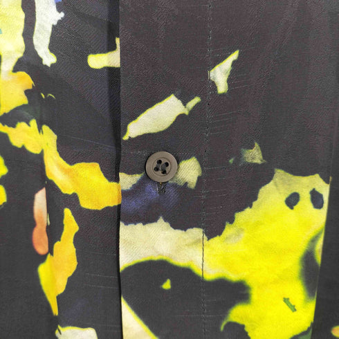 ドリスヴァンノッテン DRIES VAN NOTEN ベルテッド ペイント柄 ロングシャツ メンズ JPN:48