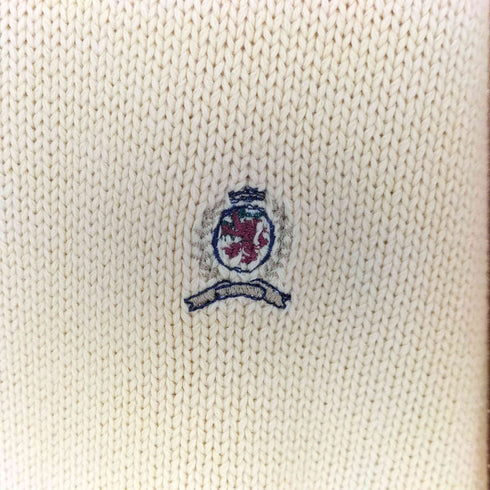 トミーヒルフィガー TOMMY HILFIGER ワンポイント刺繍コットンリブニット メンズ JPN:S