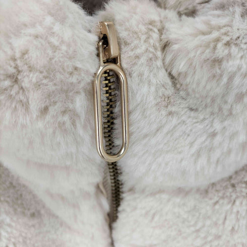 ザラ ZARA Faux Fur Jacket フェイクファークロップドジャケット レディース JPN:S