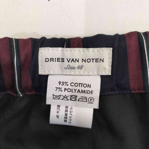 ドリスヴァンノッテン DRIES VAN NOTEN ストライプ ワイドイージーパンツ メンズ JPN:48