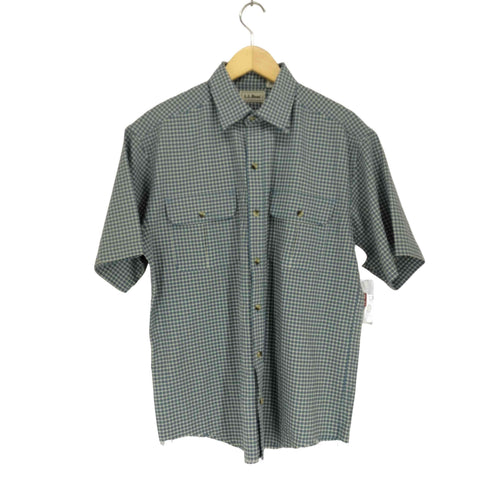エルエルビーン L.L.Bean 90S シアサッカー半袖シャツ メンズ JPN:M