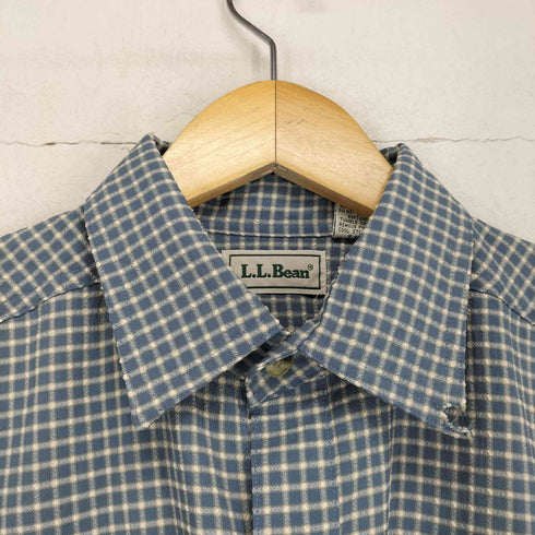 エルエルビーン L.L.Bean 90S シアサッカー半袖シャツ メンズ JPN:M