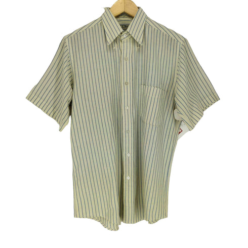 エルエルビーン L.L.Bean 90S MADE IN USA ストライプ半袖ボタンダウンシャツ メンズ 15 1/2