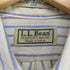 エルエルビーン L.L.Bean 90S MADE IN USA ストライプ半袖ボタンダウンシャツ メンズ 15 1/2