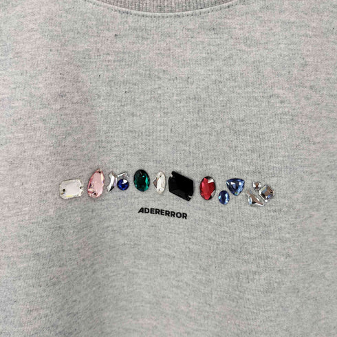 アーダーエラー ADERERROR スワロフスキー Gemma sweatshirt メンズ import:M