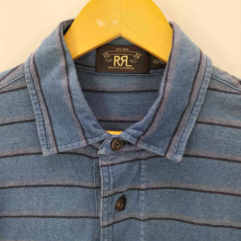 ダブルアールエルラルフローレン RRL RALPH LAUREN S/S ボーダーポロシャツ メンズ JPN:S