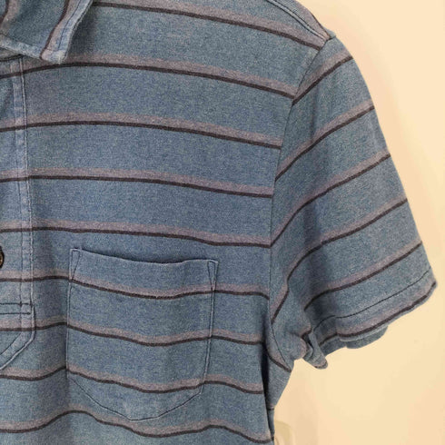 ダブルアールエルラルフローレン RRL RALPH LAUREN S/S ボーダーポロシャツ メンズ JPN:S