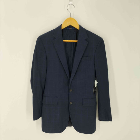 ポロラルフローレン POLO RALPH LAUREN CUSTOM FIT チェック柄ウール2Bテーラードジャケット メンズ 34S