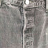リーバイス Levis 501 ボタンフライ ストレートブラックデニムパンツ メンズ W40L30