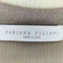 FABINA FILIPPI イタリア製 シワ加工 ロールネック ロングスリーブTシャツ レディース 42