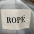 ロペ ROPE アンゴラ混 コクーン ノーカラーコート レディース DE:36