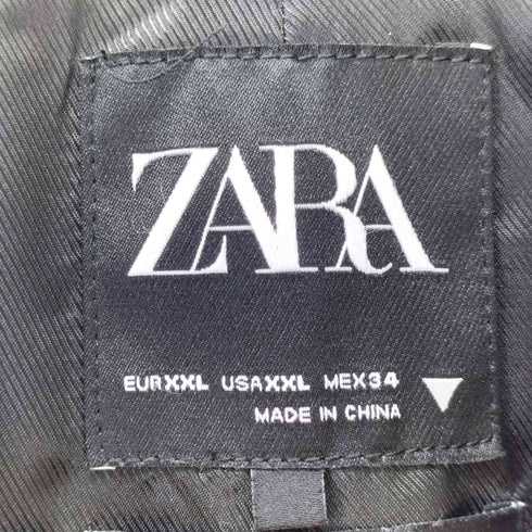 ザラ ZARA ダブルテーラードジャケット メンズ XXL