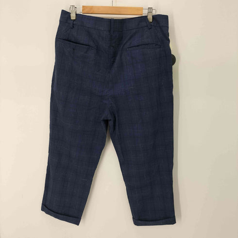 ワコマリア WACKO MARIA PLEATED TROUSERS チェックアンクルワイドスラックス トラウザーパンツ メンズ JPN:XL