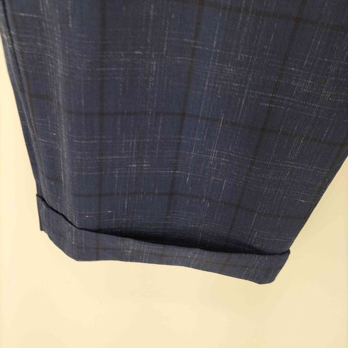 ワコマリア WACKO MARIA PLEATED TROUSERS チェックアンクルワイドスラックス トラウザーパンツ メンズ JPN:XL