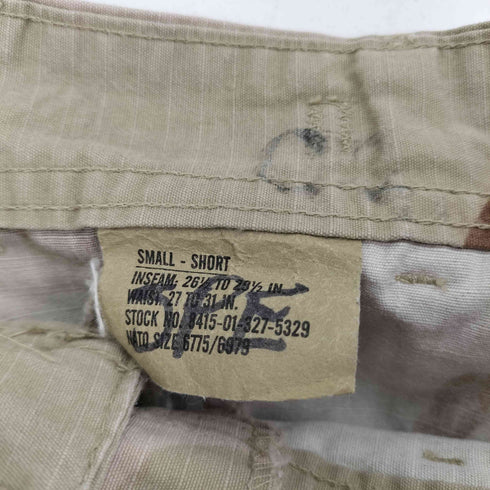 ユーエスアーミー U.S. ARMY デザートカモ BDU PANTS メンズ SMALL-SHORT