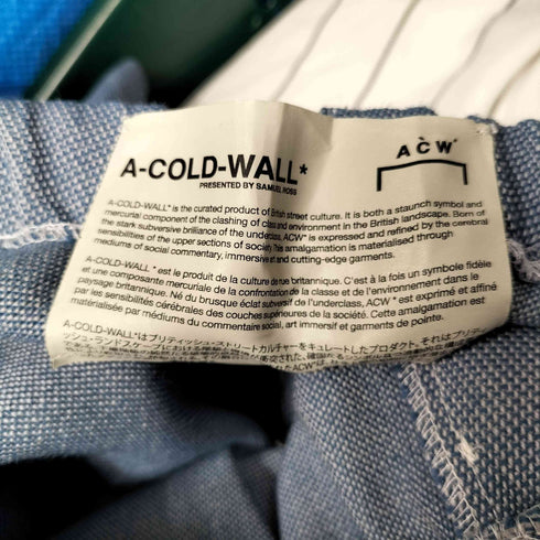 アコールドウォール A-COLD-WALL Trousers Blue メンズ JPN:L