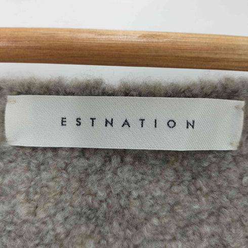 エストネーション ESTNATION ビックシルエットVネックニット レディース 38