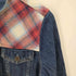 ギャップ Gap チェック柄切替デニムジャケット レディース JPN:L