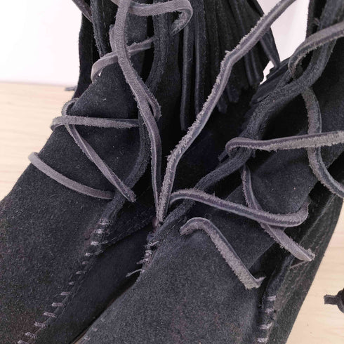 ミネトンカ Minnetonka フリンジショートブーツ レディース US:6