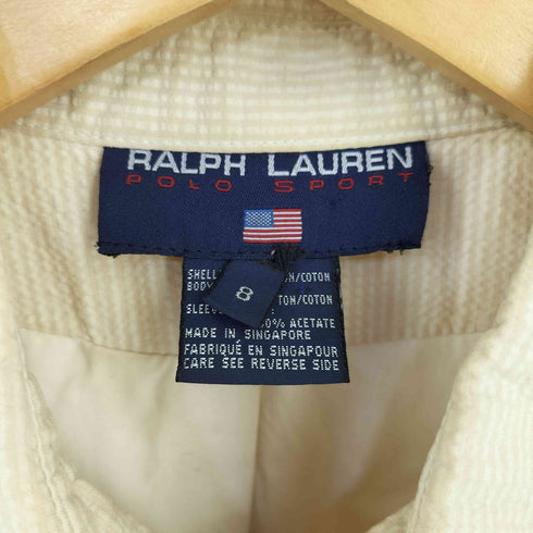 ポロゴルフラルフローレン POLO GOLF RALPH LAUREN 90-00s シアサッカーストライプスウィングトップジャケット チンスト メンズ 8