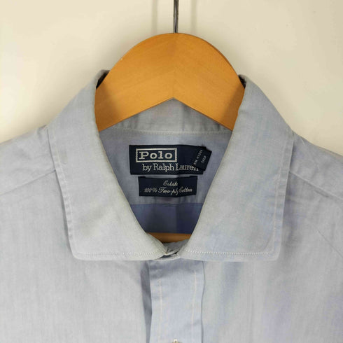 ポロバイラルフローレン Polo by RALPH LAUREN Estate Two-Ply Cotton ノーポニー ワイドカラーシャツ メンズ 42-84