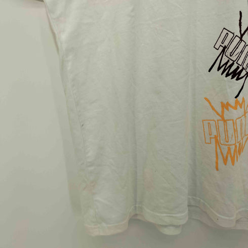 プーマ PUMA フロントロゴプリント半袖tシャツ メンズ m