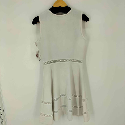 サンドロパリ sandro PARIS MINI DRESS レース切替ワンピース ドレス レディース EUR:40