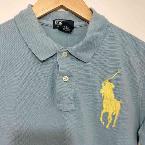ポロバイラルフローレン Polo by RALPH LAUREN ビックポニー刺繍 半袖ポロシャツ レディース import:L