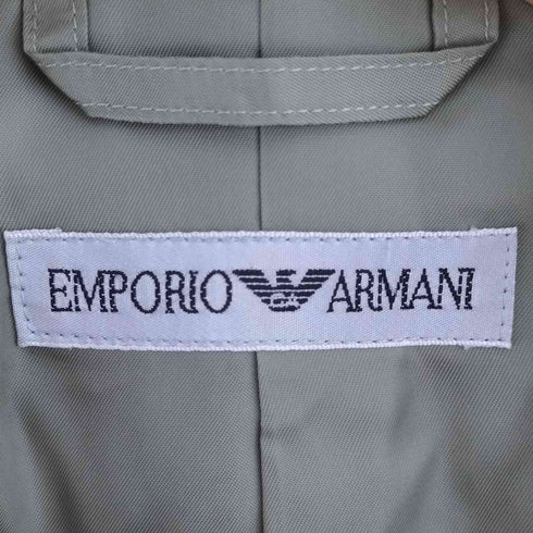 エンポリオアルマーニ EMPORIO ARMANI チェック ウール 3B テーラードジャケット レディース 40