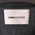 エマクローズ EMMA CLOTHES ジャガード スキッパー ルーズニットポロシャツ メンズ JPN:L