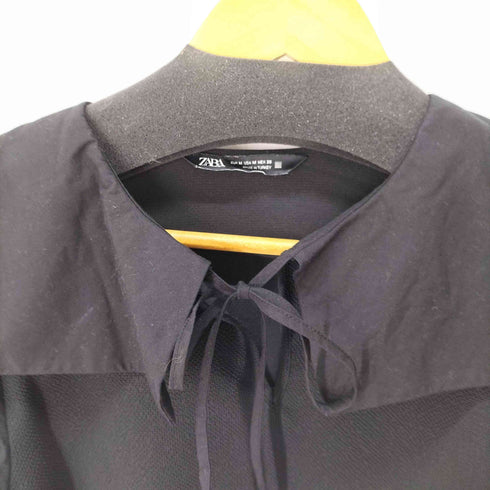 ザラ ZARA ビッグカラーブラウス レディース import:M