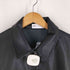 ザラ ZARA フェイクレザー ジップアップ 半袖シャツ メンズ import:M