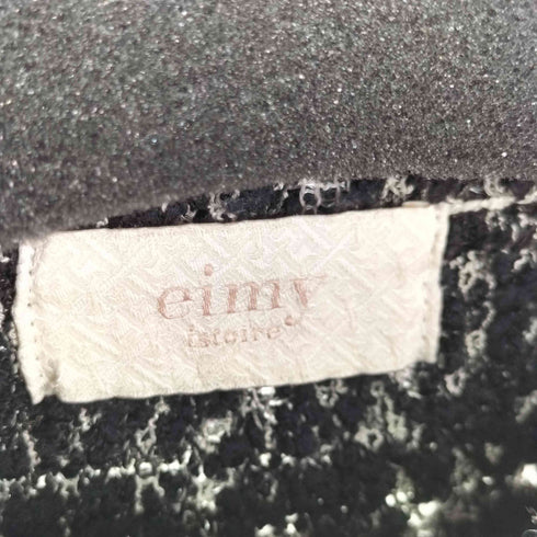 エイミーイストワール eimy istoire ハーフスリーブフレアーツイードニットワンピース レディース FREE
