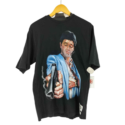 90~00s 両面プリントクルーネックTシャツ メンズ JPN:L