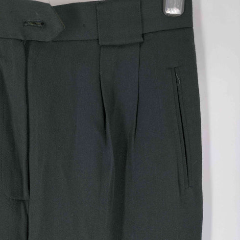 エンポリオアルマーニ EMPORIO ARMANI 2タック ウールレーヨン テーパードスラックス レディース 40