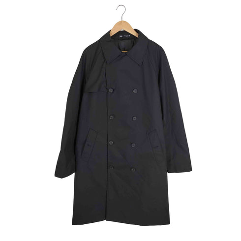 ザラ ZARA BELTED DOUBLE BREASTED TRENCH メンズ import:M