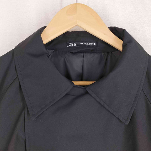 ザラ ZARA BELTED DOUBLE BREASTED TRENCH メンズ import:M
