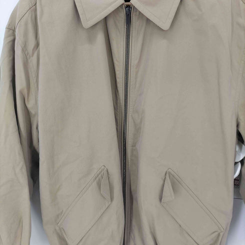 バーバリー BURBERRY UK6サイズ 現行タグ ティッシ期 スウィングトップ ブルゾン 裏地チェック ダブルジップ ロゴ無し メンズ UK6