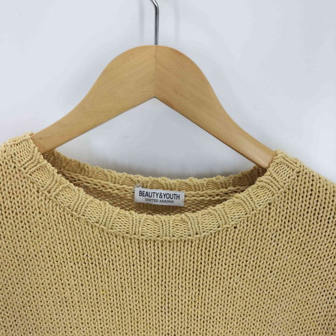 ビューティーアンドユースユナイテッドアローズ BEAUTY & YOUTH UNITED ARROWS リサイクルコットン ローゲージ クルーネック ニット -ウォッシャブル- メンズ JPN:M